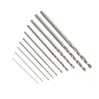 Bộ 11 Mũi Khoan Mini (0.5-0.6-0.7-0.8-0.9-1.0-1.2-1.5-2.0-3.0-5.0mm Mỗi Loại 1 Chiếc )