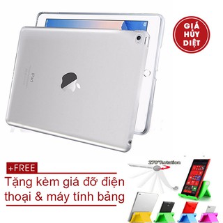 Ốp lưng iPad trong suốt kèm ghế đỡ