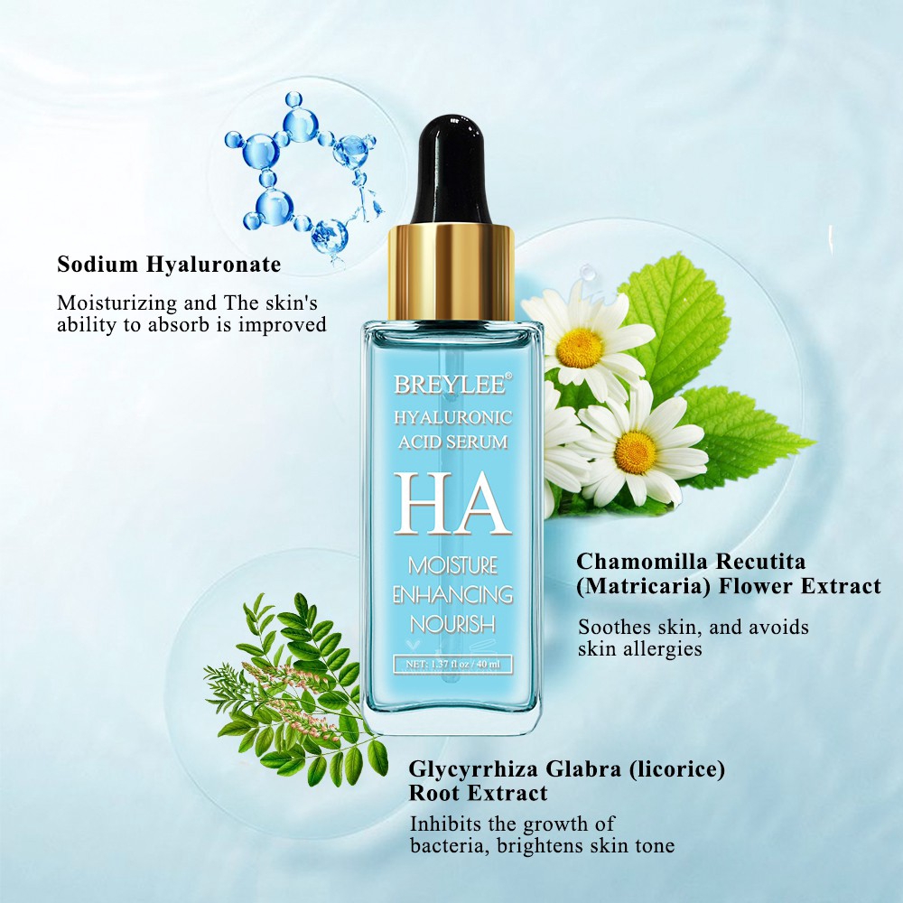 Tinh Chất Serum Axit Hyaluronic BREYLEE 40ml Dưỡng Ấm Ngậm Nước Chống Lão Hóa Da