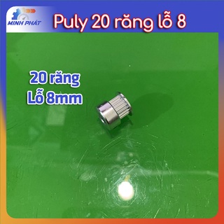 Puly bánh 20 răng ròng rọc căng đai pulley GT2 16 lỗ 8mm
