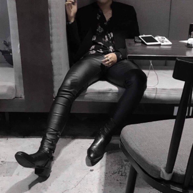 [ĐƯỢC KIỂM HÀNG] Giày thời trang nam phong cách Harness Boots chất liệu da bò đế gỗ độn 4.5cm | BigBuy360 - bigbuy360.vn