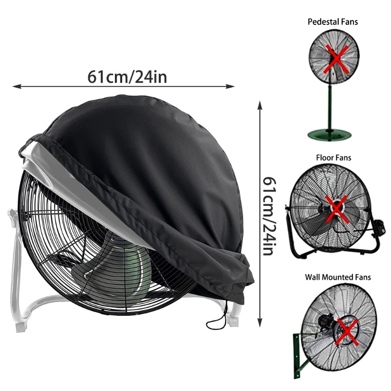 Set 20 Vỏ Bọc Bảo Vệ Quạt Công Nghiệp Chống Thấm Nước / Bụi Bẩn Tiện