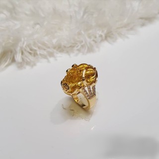 Nhẫn Tỳ Hưu- Mạ Vàng 24K
