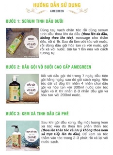 COMBO CHĂM SÓC TÓC TOÀN DIỆN AMEGREEN