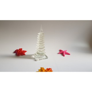 Tháp văn xương pha lê 13 tầng - T0003