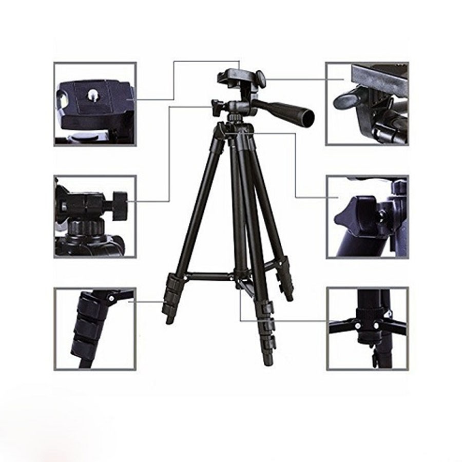 (Giá hủy diệt) Gậy Chụp Hình 3 Chân, Tripod Điện Thoại, Kẹp Điện Thoại TF-3120