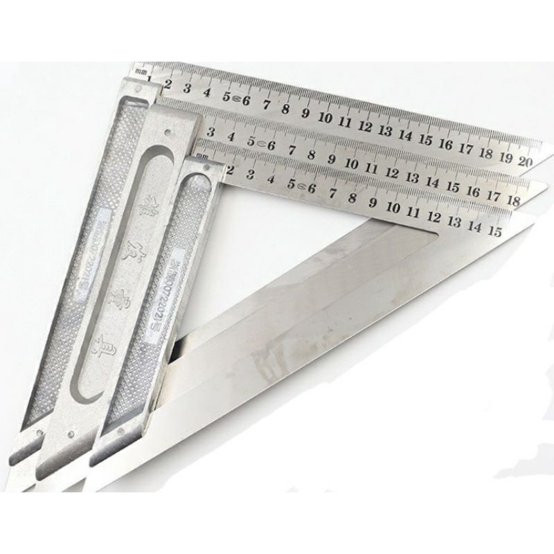 Thước Tam Giác INOX 20cm Cao Cấp