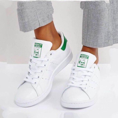 giày thể thao stan smith Trắng gót xanh cho nam nữ , giay thời trang, giày đi học, giày thể thao97