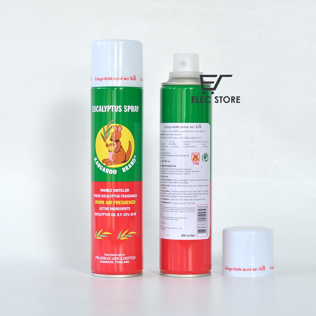 Xịt phòng tinh dầu khuynh diệp Kangaroo Thái Lan