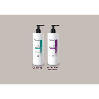 Dầu gội và dầu xả ceorali magicsil phục hồi chuyên sâu 720ml