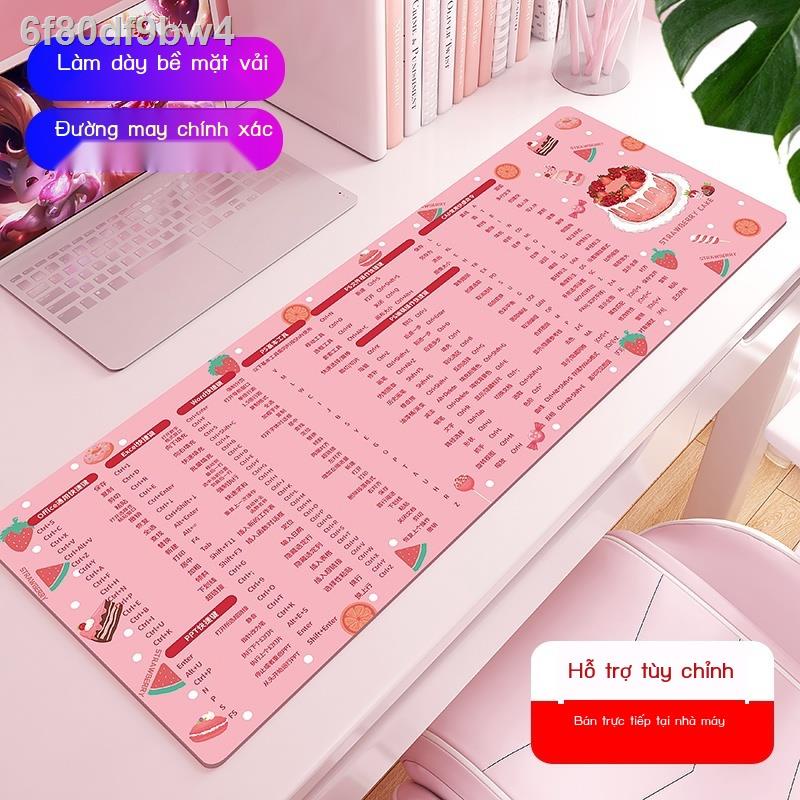6f80df9bw4Bàn phím chuột trò chơi thể thao điện tử ps văn phòng tắt Daquan bàn quá khổ không trượt công thức ex