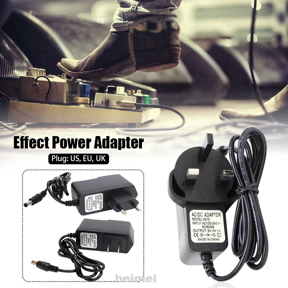 9V 1A Professional Musical Guitar Accessory Stringed Instruments Foot Pedals US EU UK Plug Effect Power Adapter