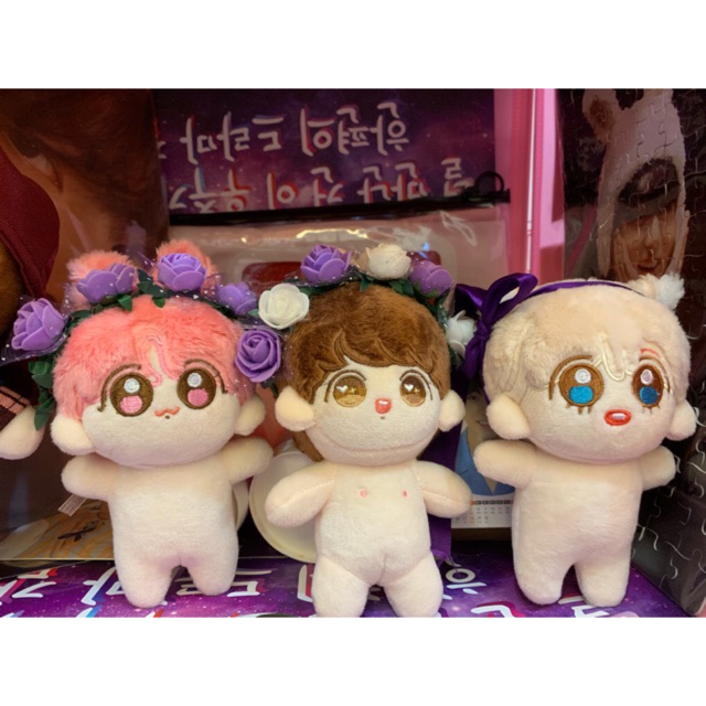 [Hàng có sẵn] Bé Doll Jungkook Taehyung BTS 15CM