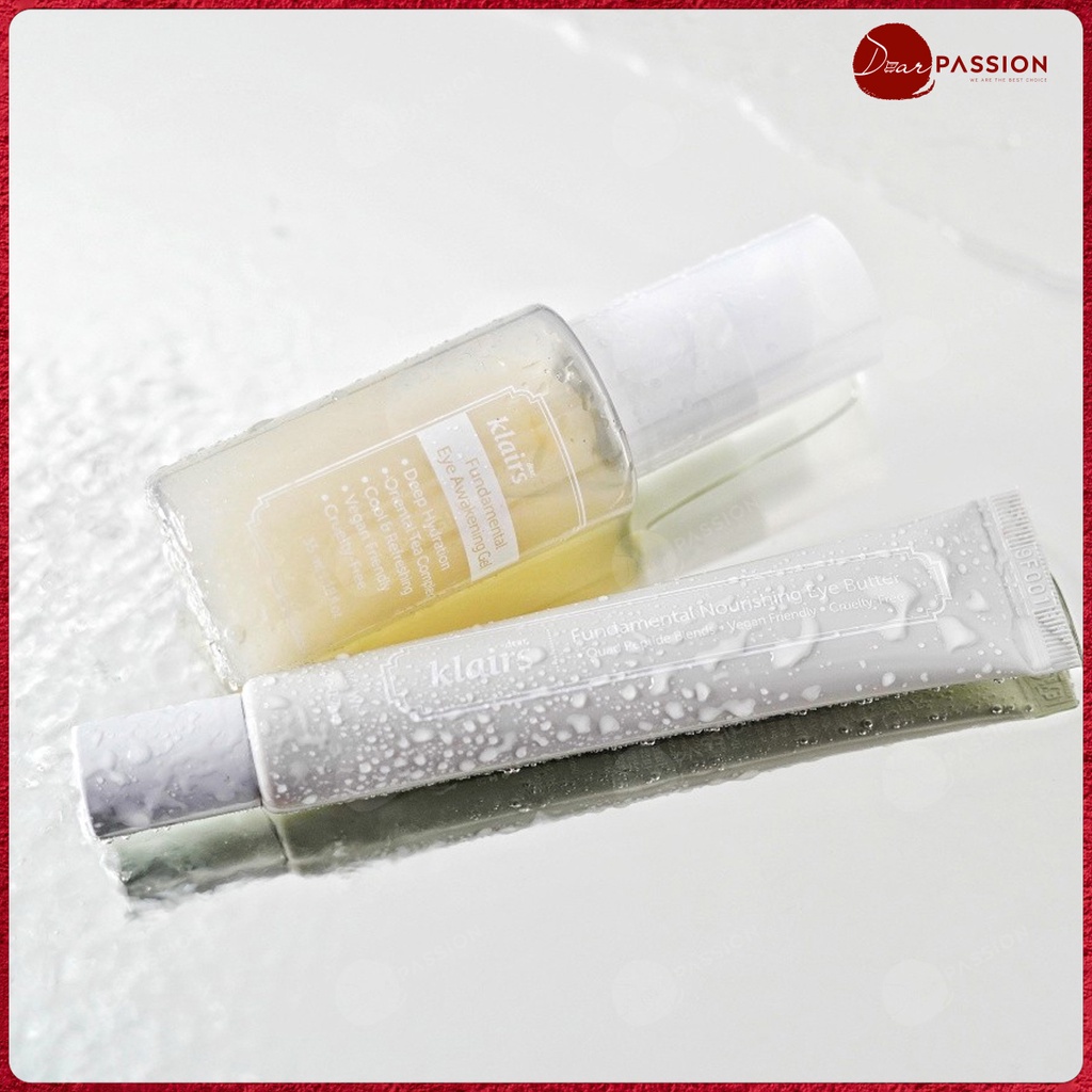 Kem Dưỡng Mắt Klairs Dạng Gel Giảm Quầng Thâm, Đàn Hồi, Chống Lão Hóa - Klairs Fundamental Eye Awakening Gel 35ml