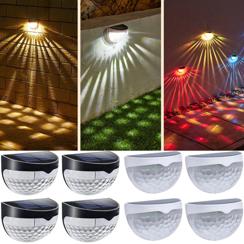 1 Đèn Led 6 Bóng Năng Lượng Mặt Trời Chống Thấm Nước Chiếu Sáng Sân Vườn / Cầu Thang / Hành Lang Tiết Kiệm Năng Lượng