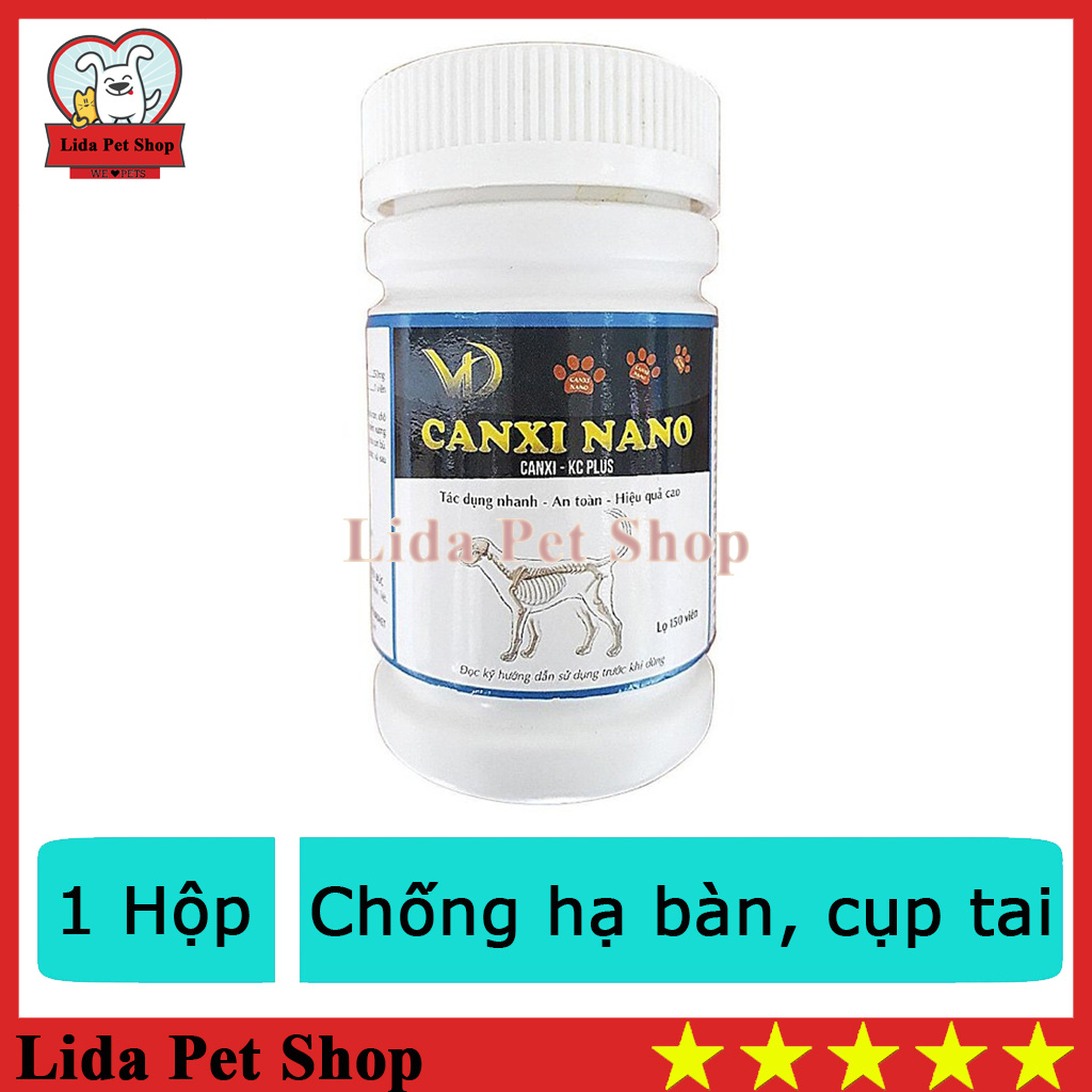 Canxi Nano dành cho chó mèo hộp 150 viên - Lida Pet Shop