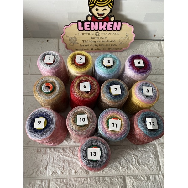 Sợi rayon cầu vồng
