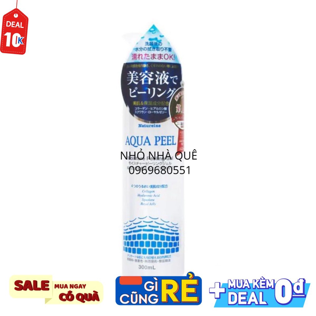 Gel Tẩy Tế Bào Chết Natureine Aqua Peel Moisture #Peeling 30ml/300ml #nhonhaque #tdf