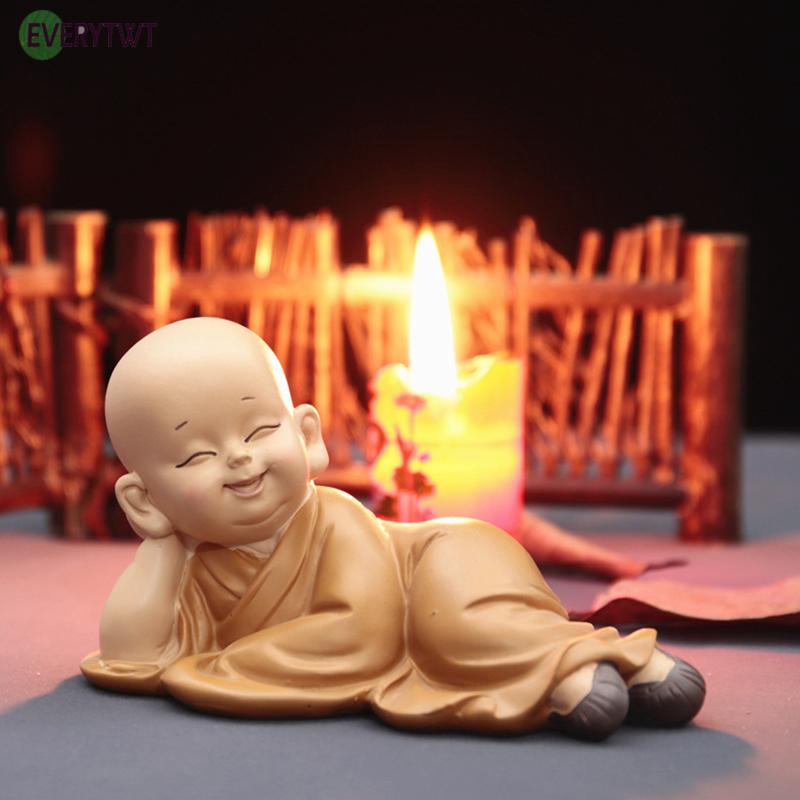 Buddha Small Monk Guanyin Home Decor Ornament Statues Ornament Sculpture Resin