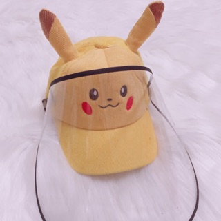 Nón Kết Pikachu Kèm Kính Bảo Vệ Bé