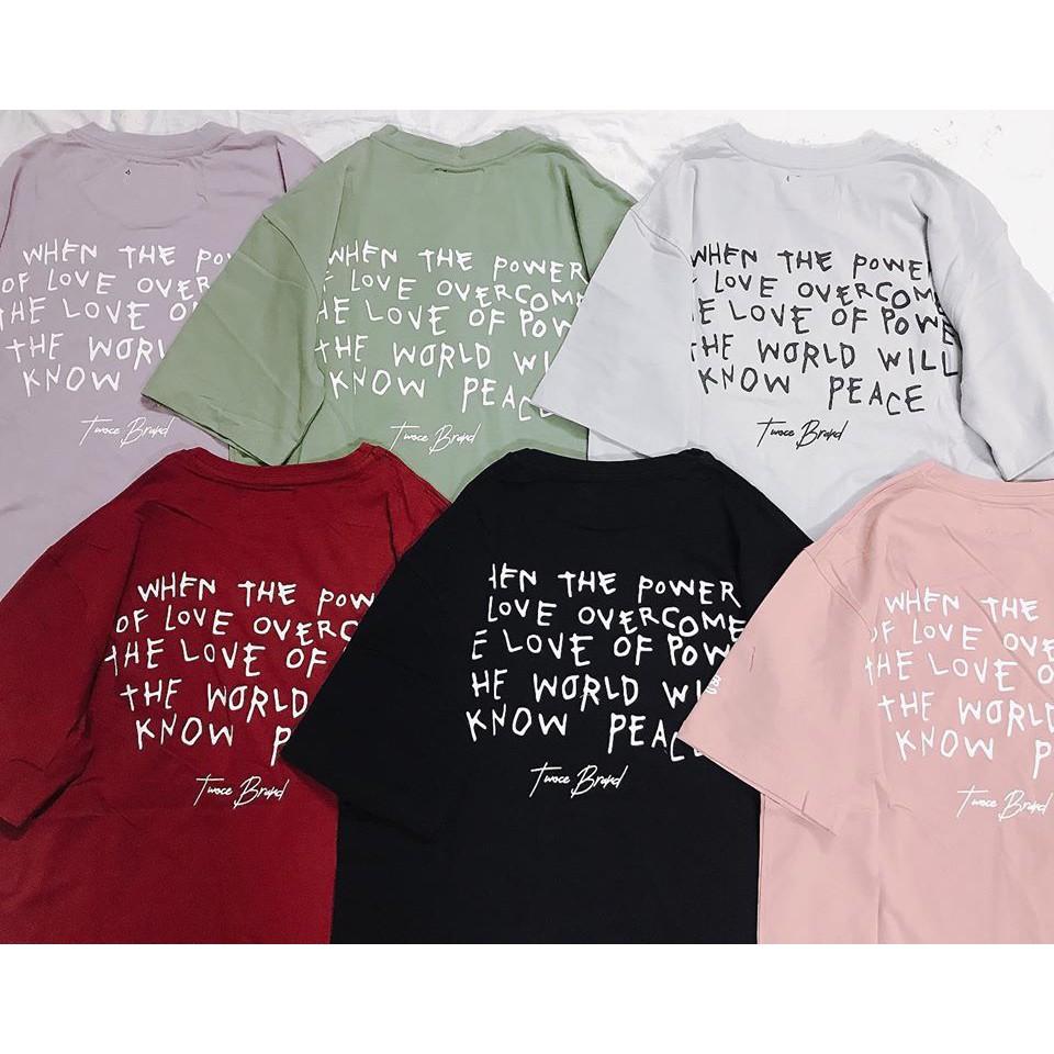 ÁO POWER LOVE / TEE / TWOCE BRAND