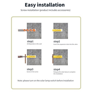 Đèn LED Gắn Tường Trang Trí Thông Minh Chống Nước Chạy Năng Lượng Mặt Trời