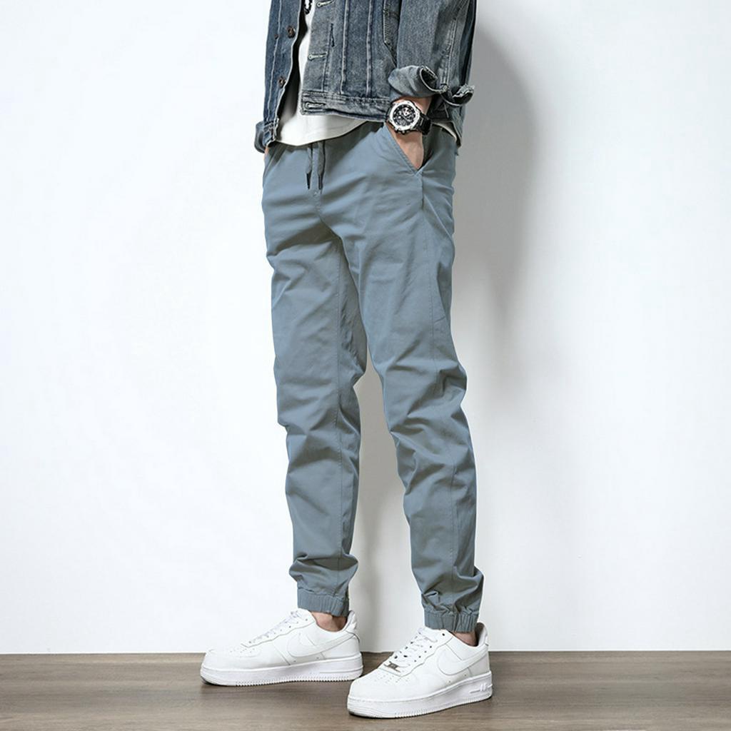 Jogger Kaki Nam Cạp Chun Bo Gấu, Quần Kaki Nam Mẫu Jogger Bo Gấu Vicenzo Cao Cấp Vải Cotton Mềm Sau Khi Giặt