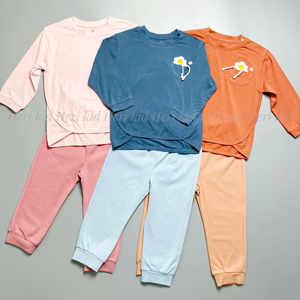 Bộ dài tay bamboo La pomme 8kg đến 19kg