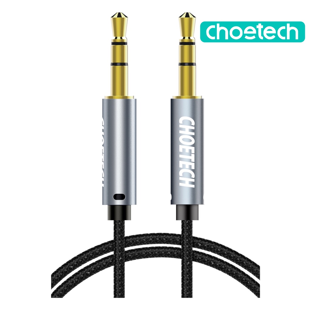 Dây Cáp Nối Dài Âm Thanh 2 Đầu Đực 3.5mm Dài 1.2M CHOETECH AUX002 - Hàng Chính Hãng