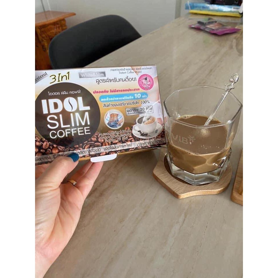 Hộp 10 gói cà phê giảm cân idol 3in1 thái lan
