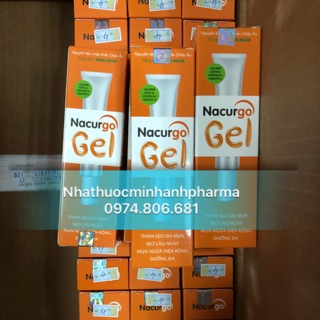 Nacugo Gel 20g Đánh bay thâm sẹo mụn – Chặn đứng viêm nang lông.