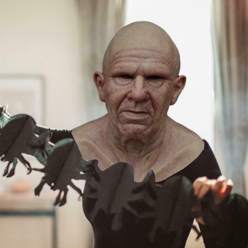 Mặt nạ hóa trang người già đáng sợ cho dịp halloween