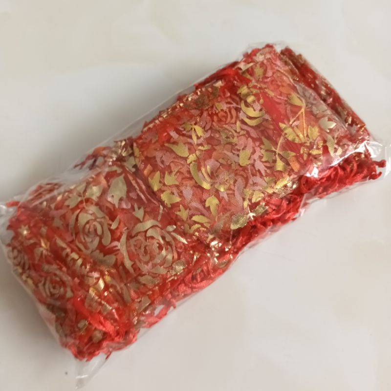 Bán sỉ bịch túi voan cao cấp size 6x8cm đựng nữ trang tiện dụng