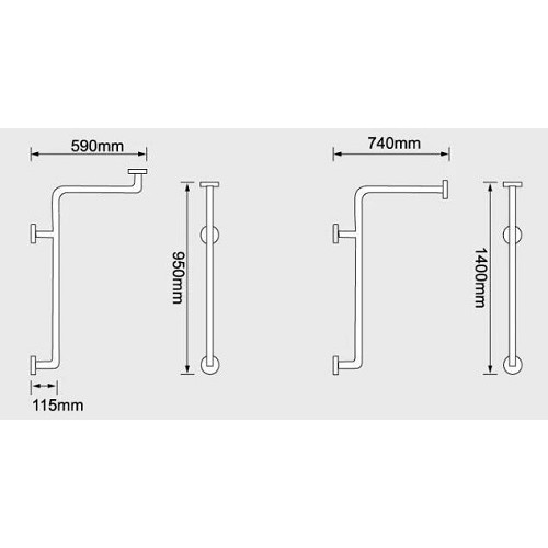 Thanh tay vịn phòng tắm Miken MK-G9027