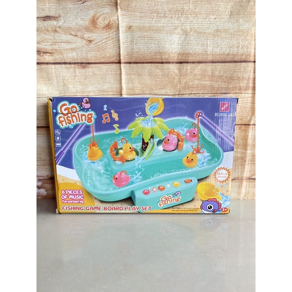 Bộ câu cá Go fishing có nhạc , xoay nước hkm ENFA