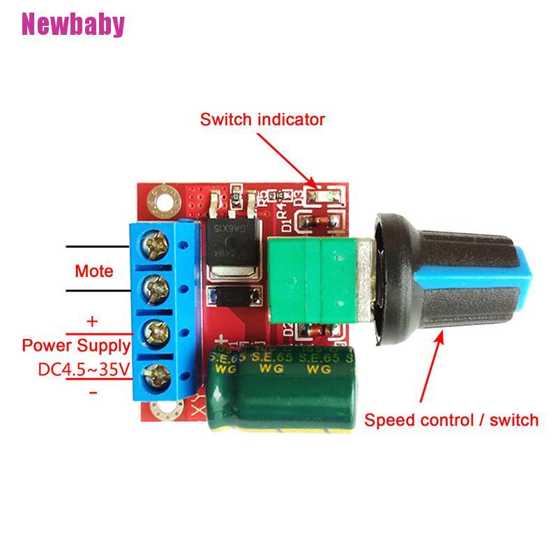 Mô Đun Điều Chỉnh Tốc Độ Động Cơ DC-DC 4.5V-35V 90W PWM DC