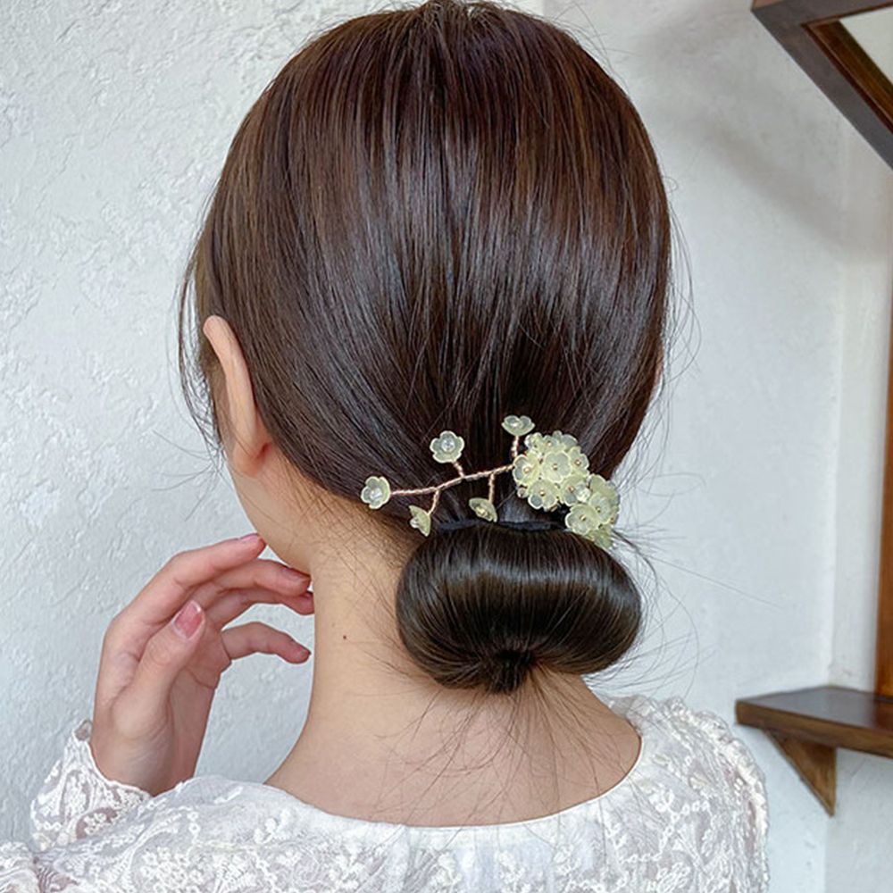 Kẹp Tóc Hình Hoa Đính Ngọc Trai Giả Thời Trang Cho Nữ
