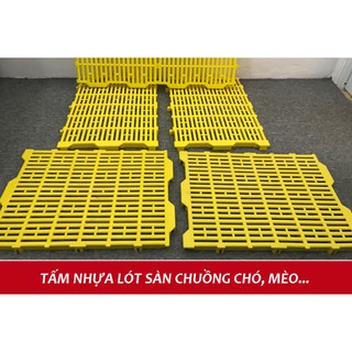 8 Tấm LÓT SÀN VỆ SINH Nhựa Ghép Sàn Chuồng Chó Mèo, Bằng Nhựa Siêu Bền X 8 TẤM