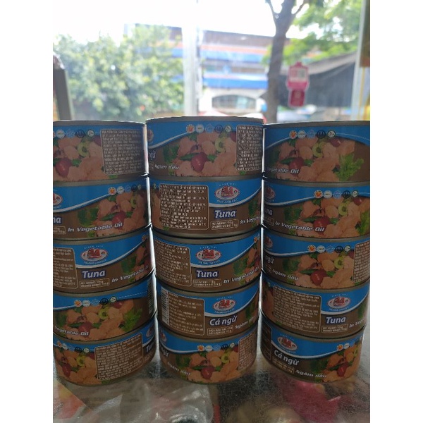 Cá ngừ hộp ngâm dầu Hạ Long 175g( Combo 4 hộp hàng chuẩn hãng L115/175)