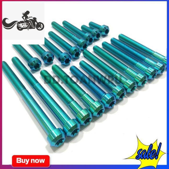 Full Bộ Ốc Gắn Lốc Máy Cho Xe Sirius - Siêu Xịn