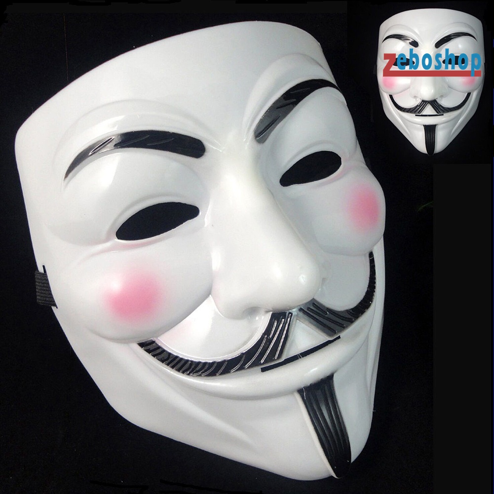 Mặt Nạ Hóa Trang Anonymous Hacker V for Vendetta Master Dịp Halloween