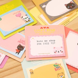 Note chữ nhật nhiều màu