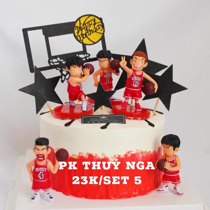 Set 5 cầu thủ bóng rổ nhựa