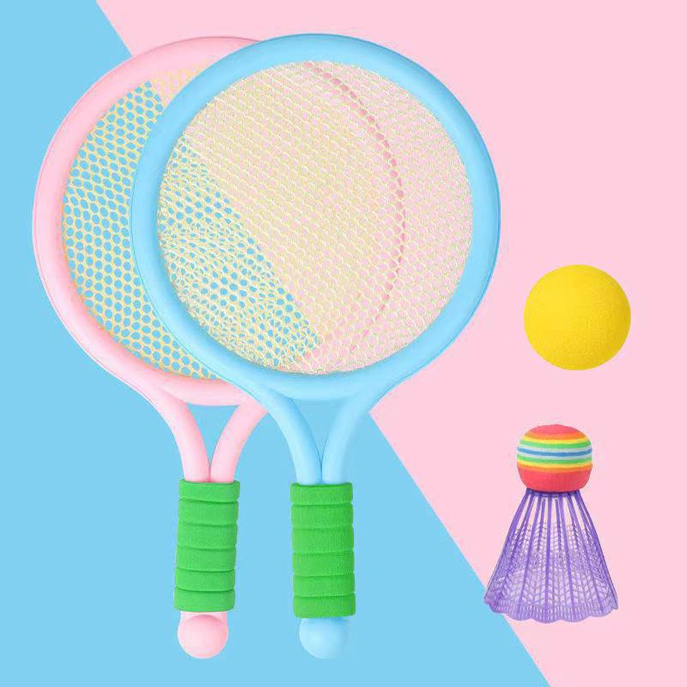 Bộ vợt cầu lông cho bé 2in1 kiêm tennis đồ chơi trẻ em đánh cầu lông vận động