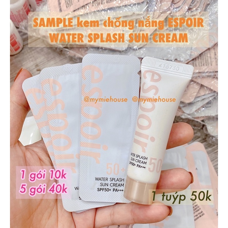 minisize Kem chống Nắng ESPOIR Water Splash Sun Cream SPF50+ PA+++