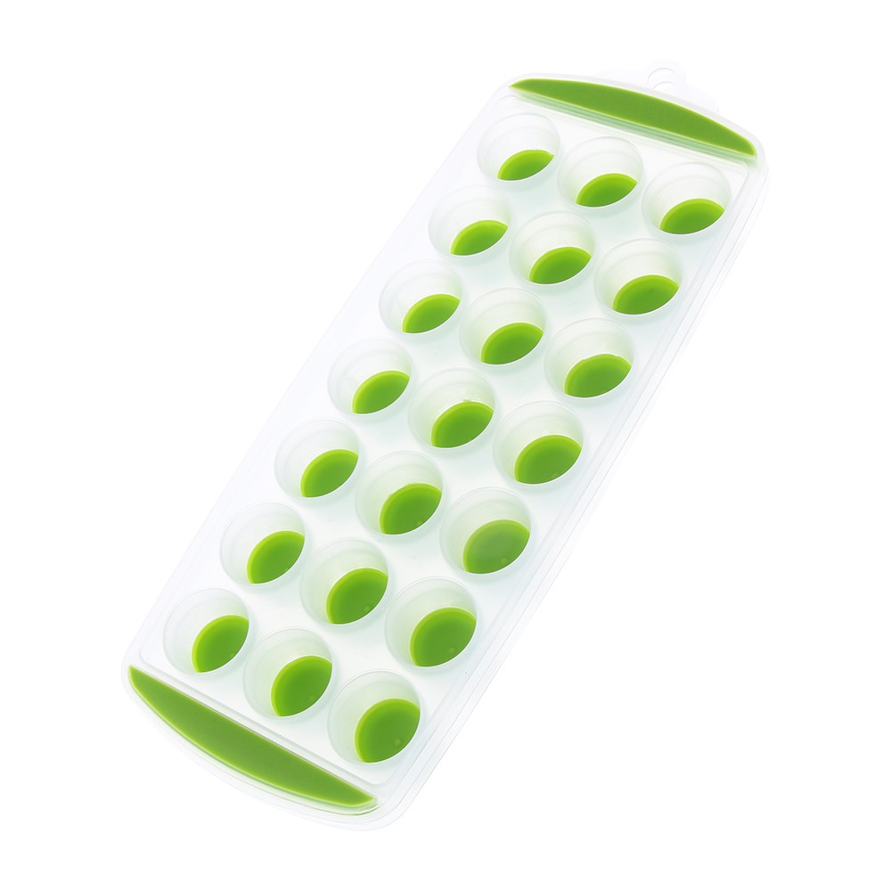 Khuôn Silicone Làm Nước Đá/Sô Cô La 21 Ngăn Tròn Tiện Dụng Cho Nhà Bếp