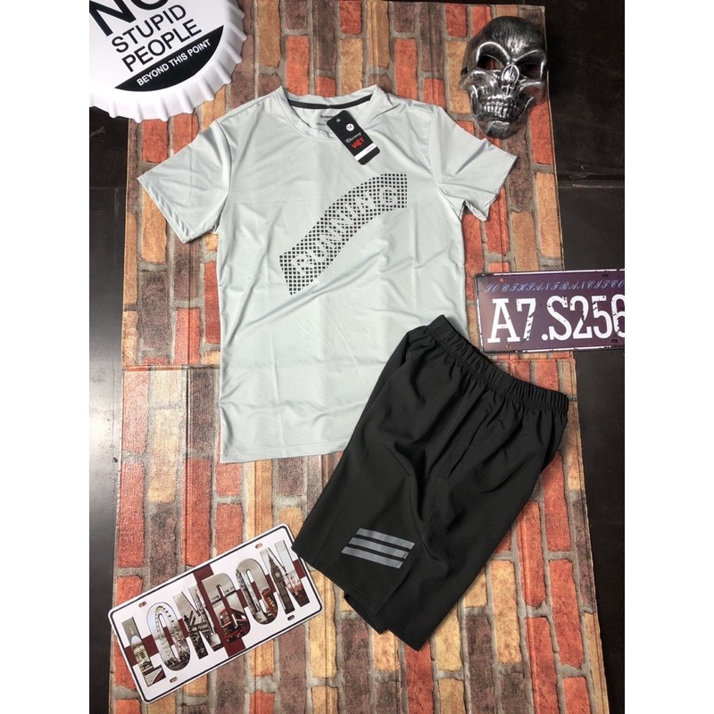 Bộ Thể Thao Nam Running Vải Thun 4 Chiều 💖FREESHIP💖  [NB Fashion] | BigBuy360 - bigbuy360.vn