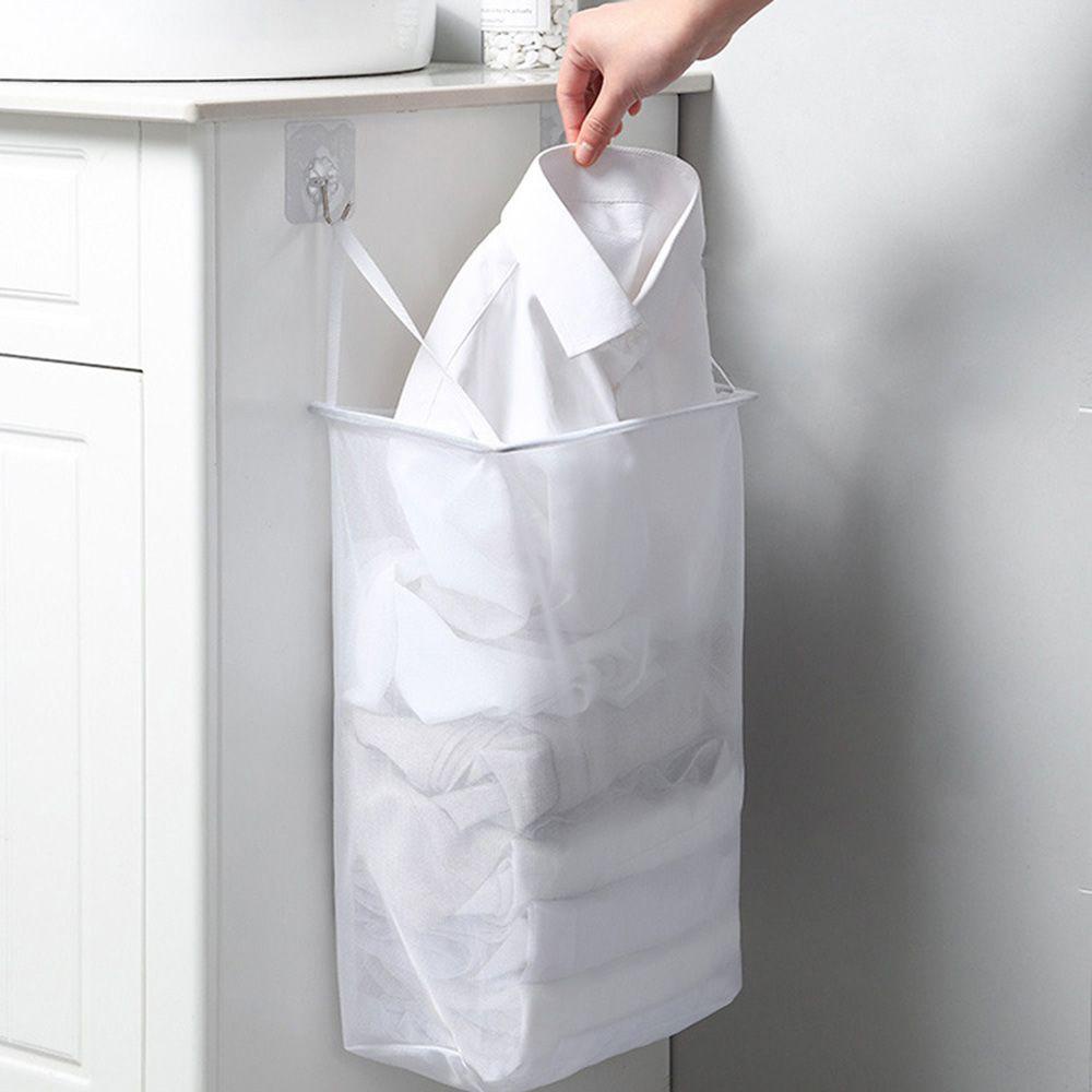 Giỏ Đựng Đồ Giặt Có Móc Có Thể Gấp Gọn Tiện Dụng Cho Gia Đình