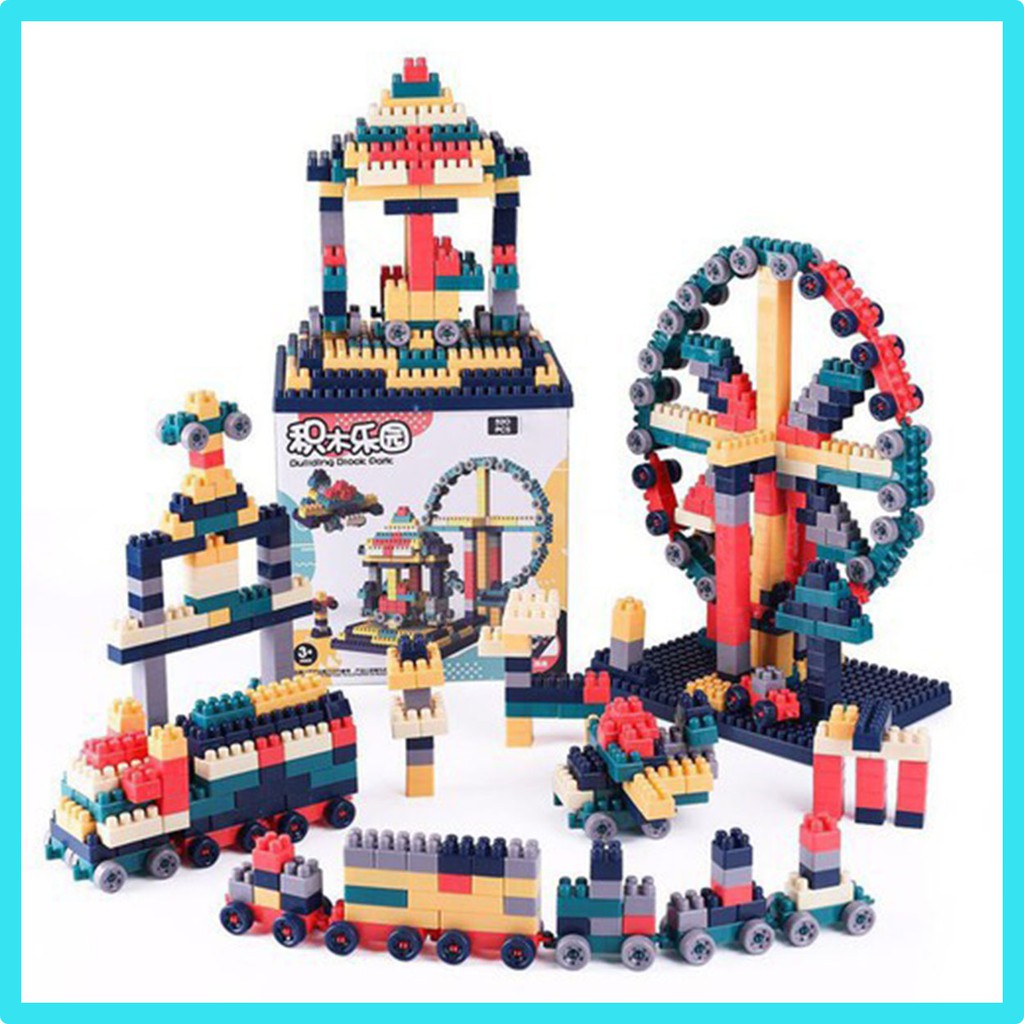 Bộ Xếp Hình Lego Chi Tiết - Lego 520ct - Đồ Chơi Lắp Ghép Trò Chơi Ghép Hình - Kích Thích Sáng Tạo