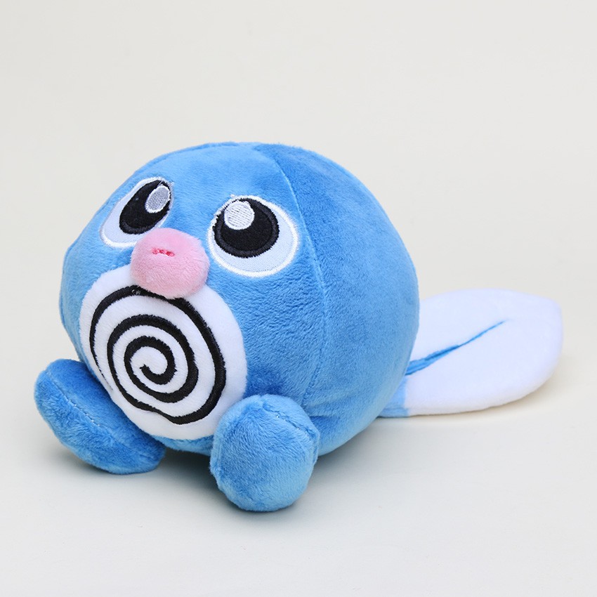Đồ chơi thú nhồi bông hình Poliwag 10cm xinh xắn Poliwag plush toy Blue plush pendant